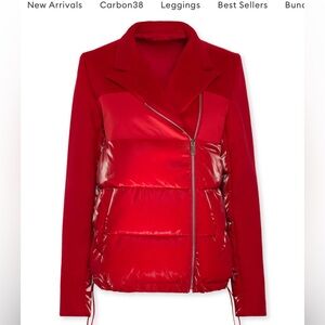 Blazer puffer jacket